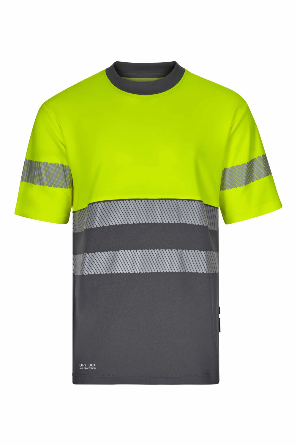 Camiseta algodón bicolor manga corta