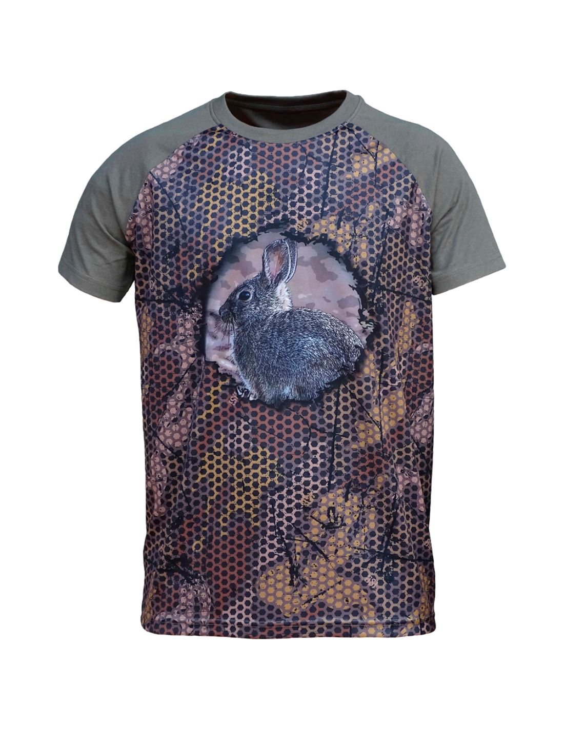 CAMISETA "FOREST-PRINT" 3D CONEJO