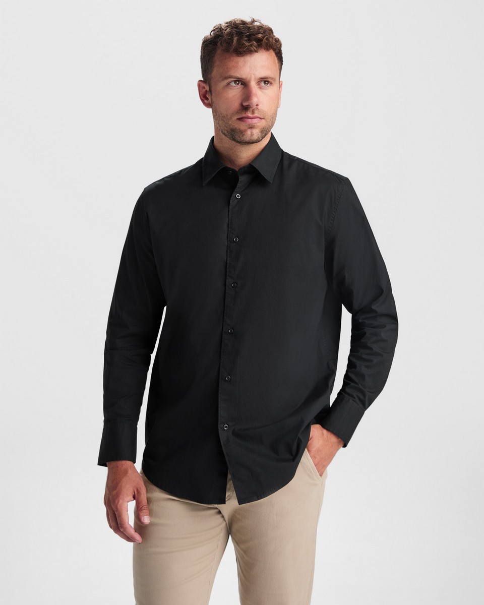 Camisa Laboral Roly Moscú 5506 Hombre Manga Larga